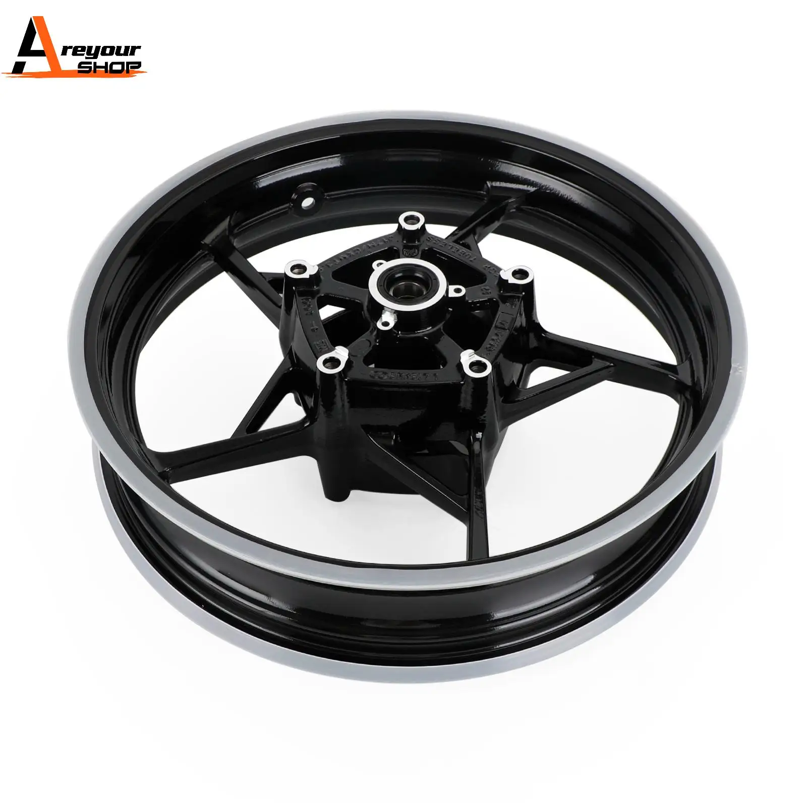 

Areyourshop Black Front Wheel Rim For Kawasaki Z900 ZR900 / Z900RS / Cafe 2017-2021 Motor Accessories