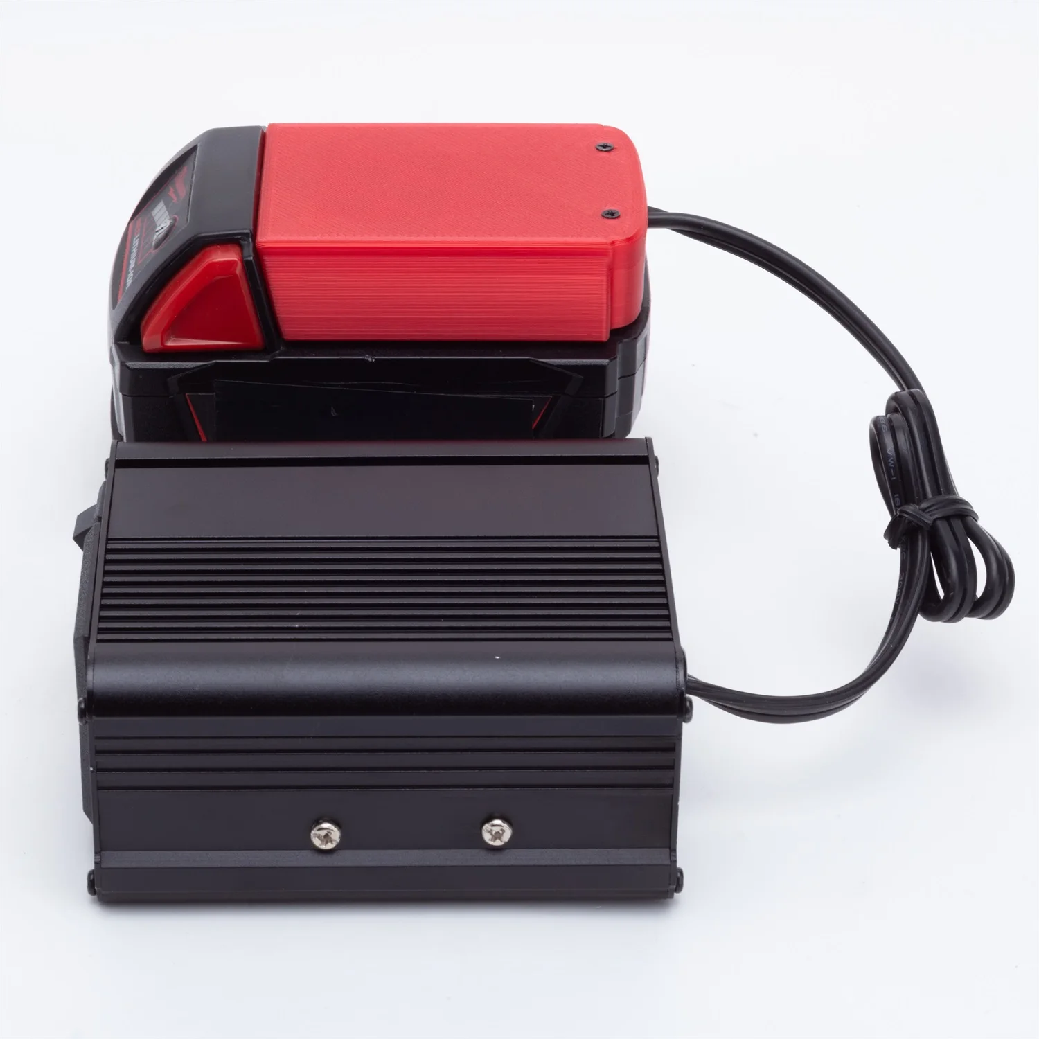 Imagem -02 - Adaptador de Tomada Inversora de Energia 200w 220v para Milwaukee 18v Bateria dc para ac com Inversor Compacto Alimentado por Usb para Reino Unido ue au