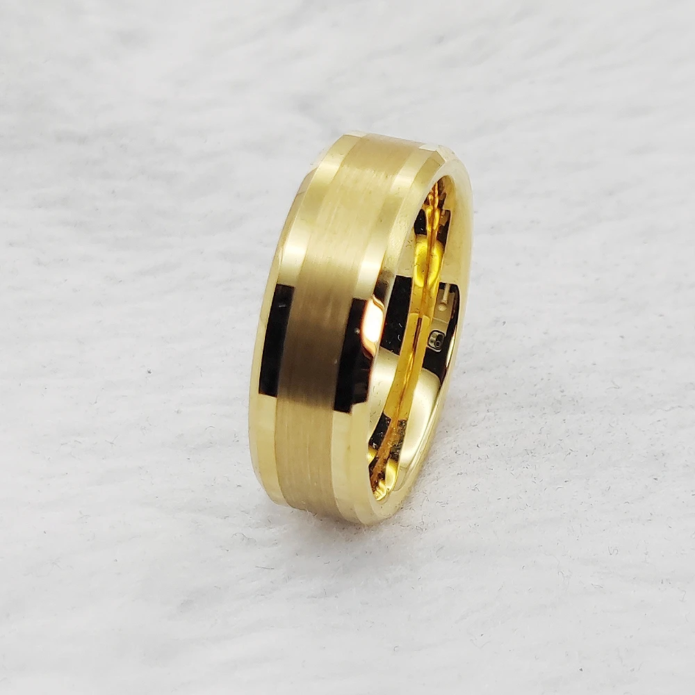 Best Price Guaranteed! Men's Matte Polishing Tungsten Band | Bulk Wholesale Discount for B2B Buyers Wedding Rings - Image 2