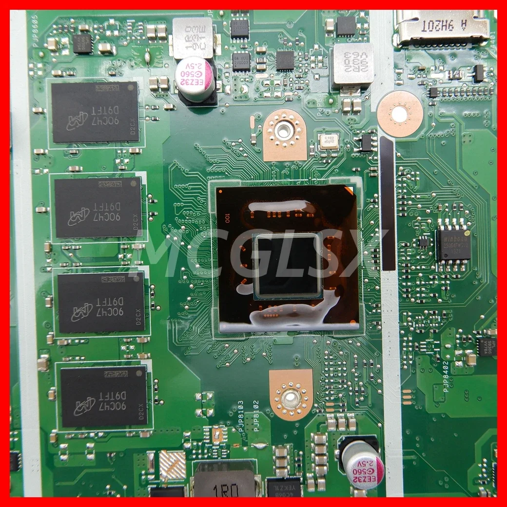 X540MA Notebook Mainboard For ASUS VivoBook X540M A540M X540MA X540MAR X540MAS Laptop Motherboard With N5000 CPU 4GB-RAM