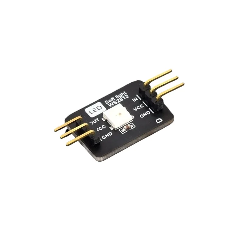 WS2812B Serial full color LED light module, suitable for electronic building blocks