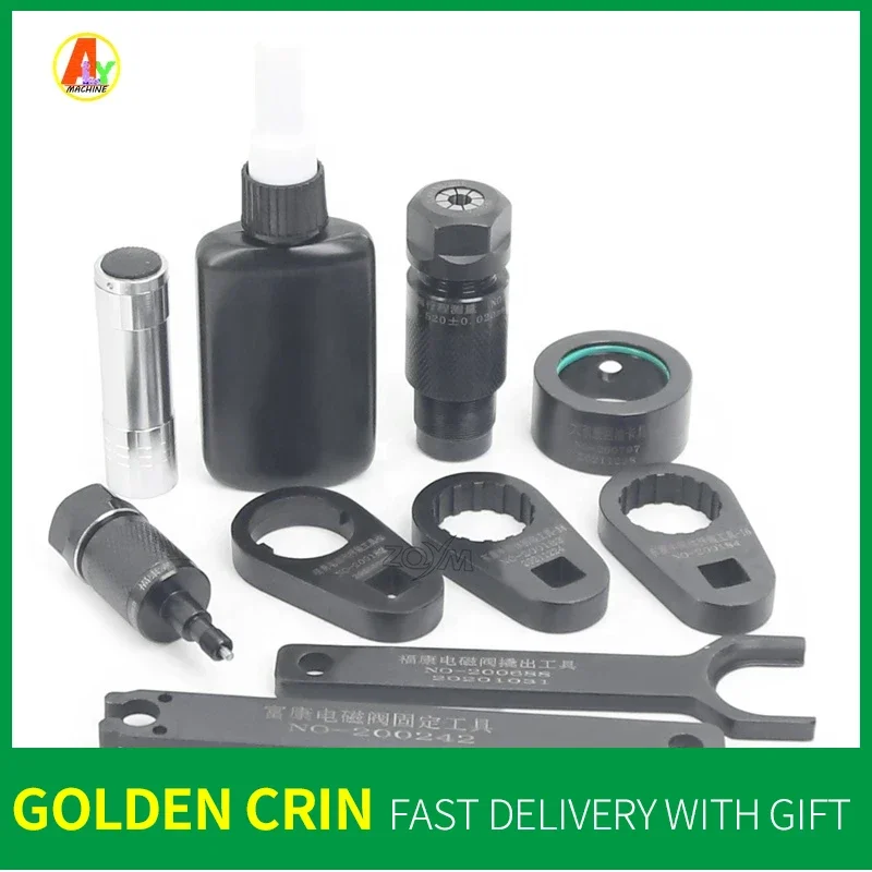 

CRIN Diesel Injector Disassemble Tool Removal Solenoid Valve Armature Lift Measuring for Cummins 4327072 2872544 4307475
