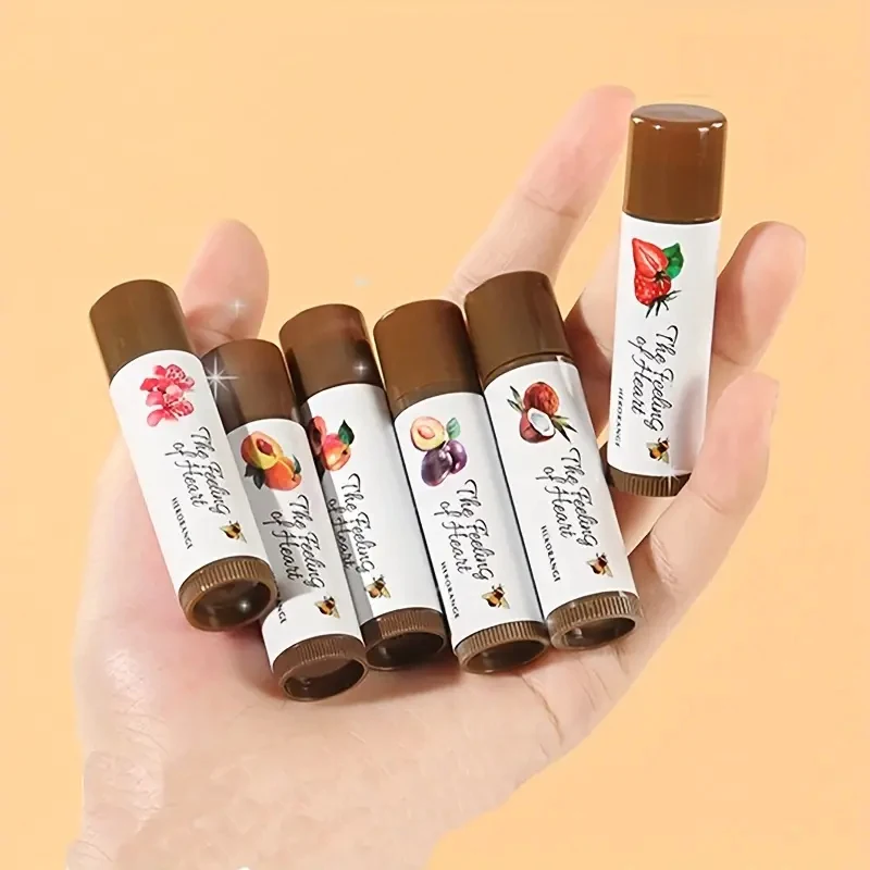 Fruit Color Changing Lip Balm, Hidratante Lip Balm, Lightening Lip Line, Semi- Lustrous Hidratante Lip Balm