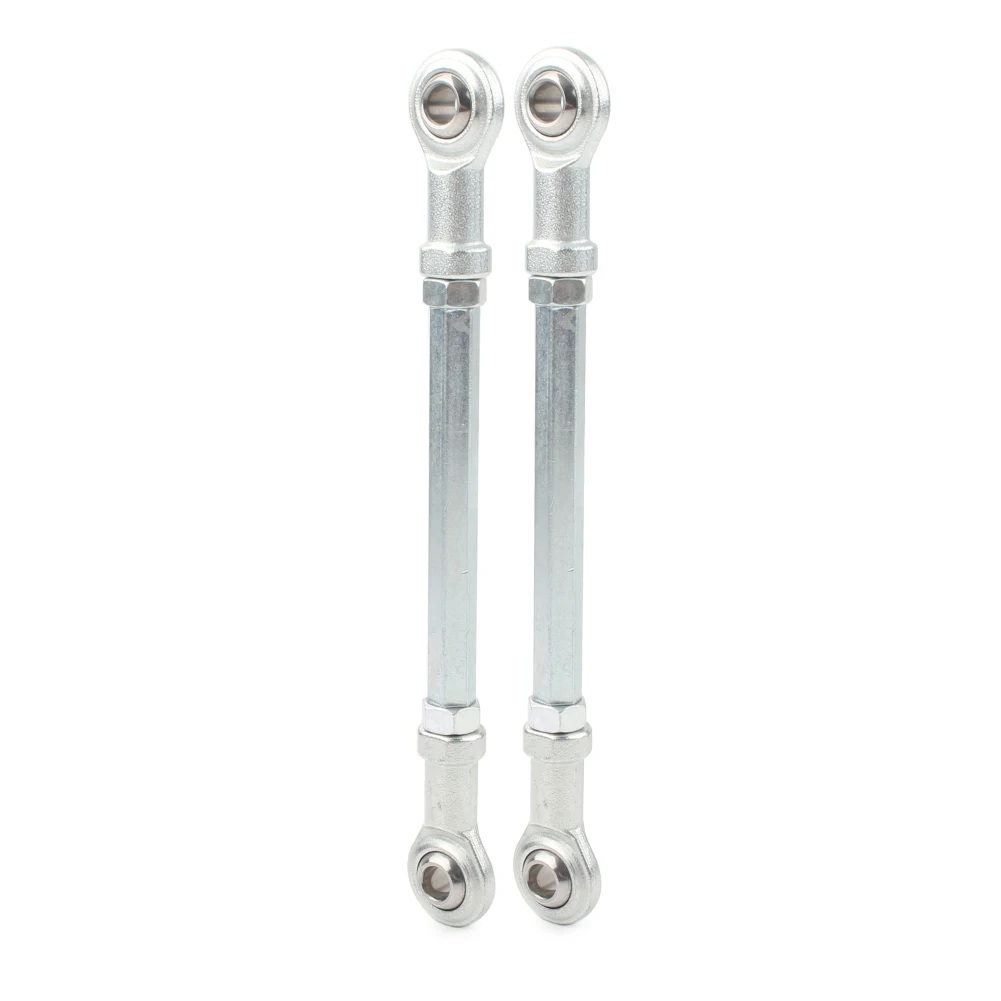 2pcs 205mm Metal Bolt Tie Rod Ball Joiner Steering Shaft Assembly for ATV Go Kart Compatible with 50cc-125cc 4 stroke