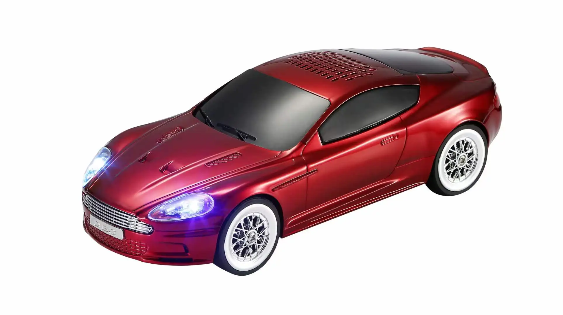 EONKO WS-593 على شكل سيارة محمول لاسلكي بلوتوث المتكلم مع TF USB FM يدوي LED ضوء Autodyne TWS