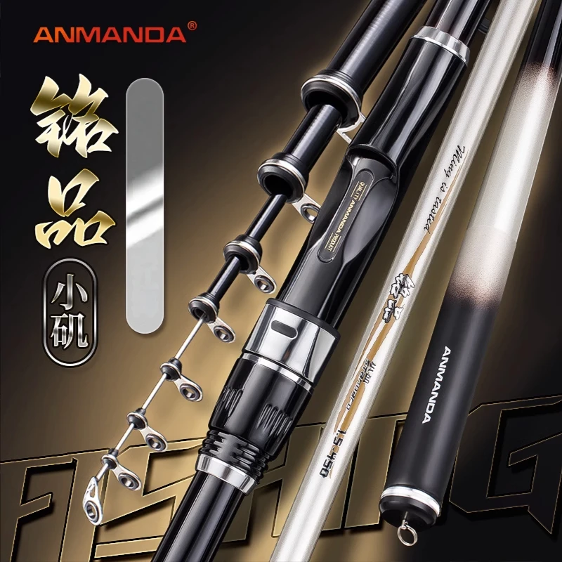 

Anmanda Ultralight High Carbon Rock Fishing Rod Short Telescopic Spinning Fishing Rod Boat/Rock/Beach Fishing Pole Carp Rod