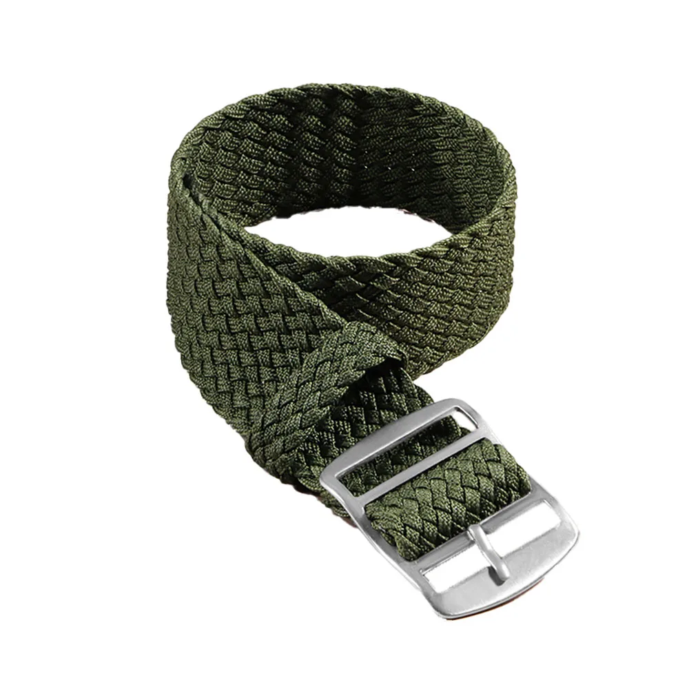 Nylon gewebtes Canvas-Uhrenarmband 14 mm 16 mm 18 mm 20 mm 22 mm für Perlon für Omega Ersatzarmband Herren Damen Sport Universalarmband