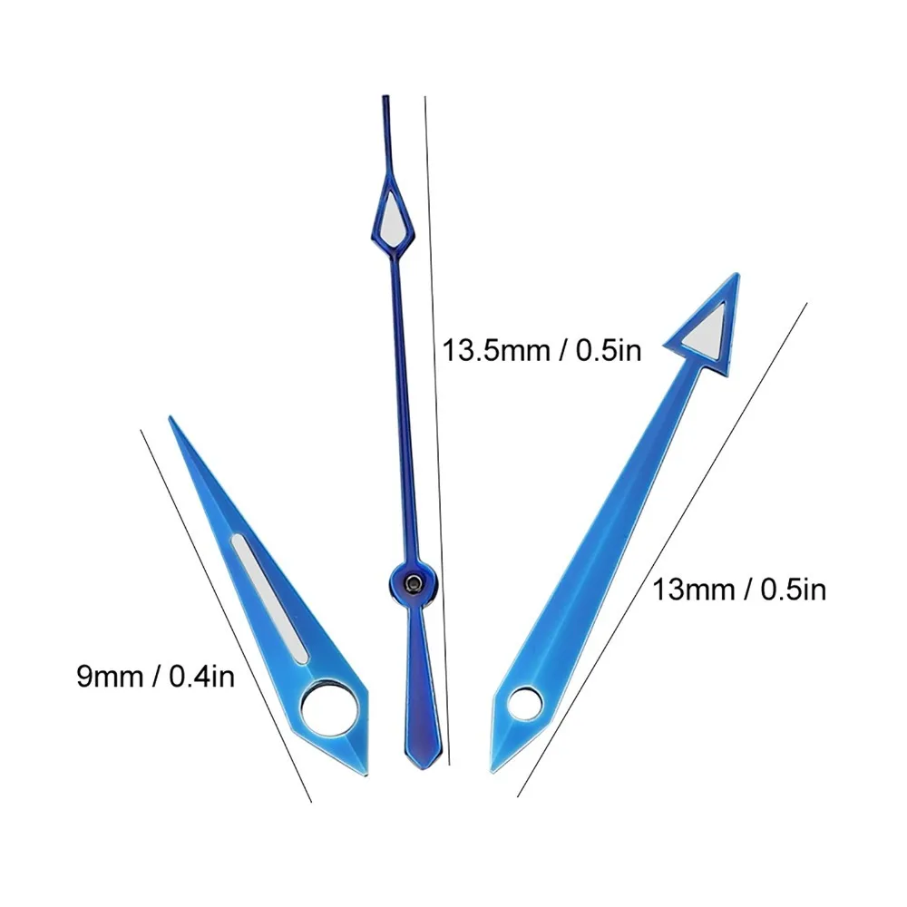 Precision Blue Color Watch Hand Gold Color Watch Accessory Watch Needle for ETA2824 watch movement Men Watch