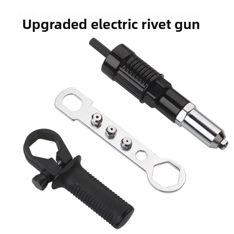 

New Electric Rivet Nut Gun Cordless Riveting Tool Adapter Electric Rivet Gun Accessories