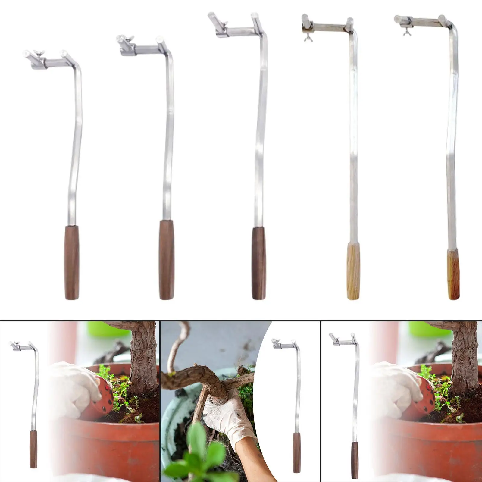 Tree Branch Bender Nonslip Handle Home Garden Bending Accessory Bonsai Tool Moderator for Lawn Tree Trunk Potted Plants Yard