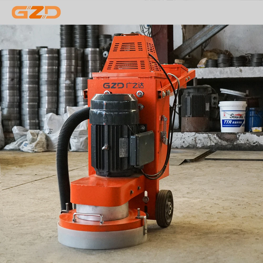 GZD High-Power Concrete Grinder Electric Floor Polishing Machine For Concrete Surface Grinding & Polishing