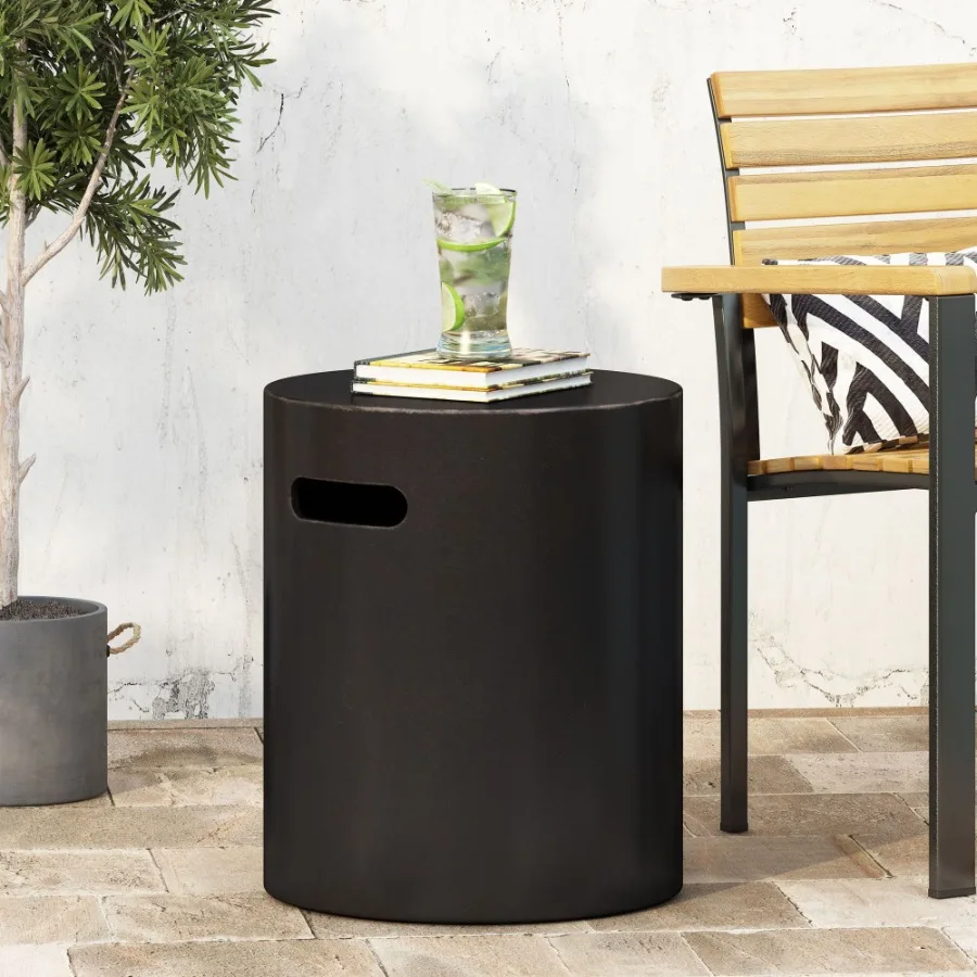 

Outdoor LightWeight Concrete Side Table