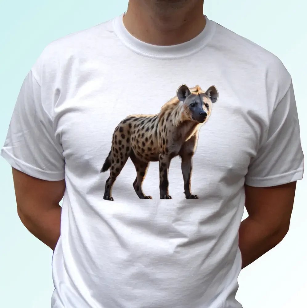 

Hyena t shirt hyaenas tee top wild animal gift High Quality 100%Cotton Short B3Sleeve