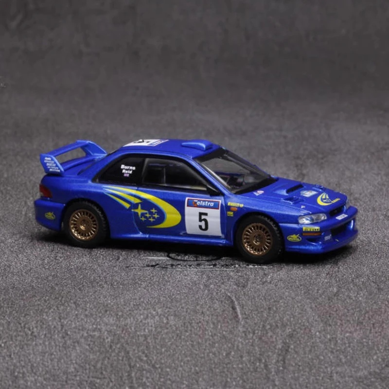 MINIGT 1/64 Impreza WRC98 1998 Alloy Car Model Static Collection