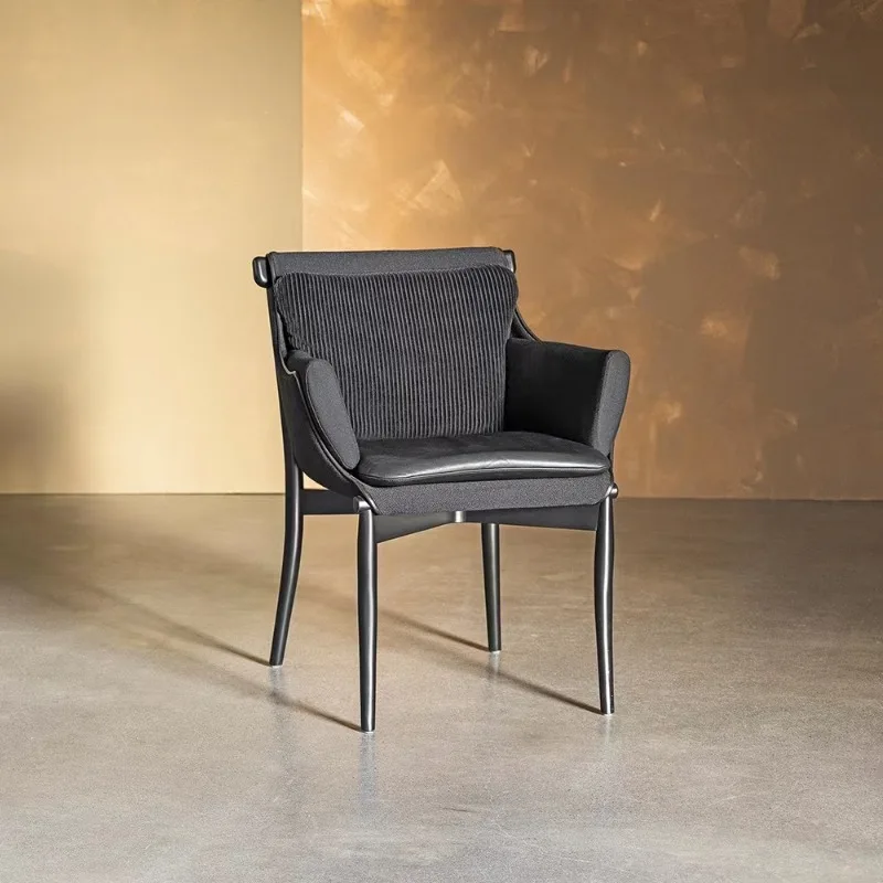 

Decoration Backrest Dining Chairs Stylish French Conference Arm Dining Chairs Events Wedding Sillas De Comedor Furniture Home