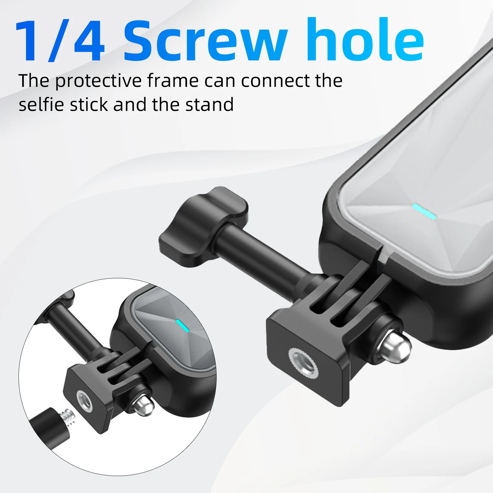 Custodia protettiva antiurto per Insta360 X5, telaio panoramico in plastica resistente per bordo fotocamera