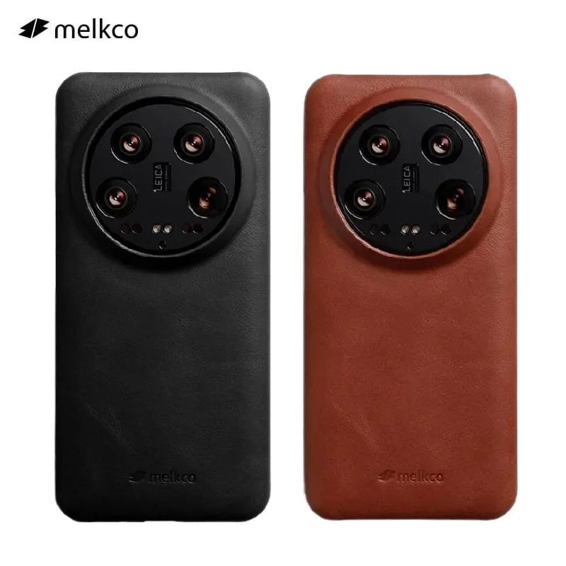 

Melkco Magnetic Charging Oil Wax Leather Case for Xiaomi 15 Ultra Mi 14 13 12s Ultra Cowhide+Len Protector+Microfiber Back Cover