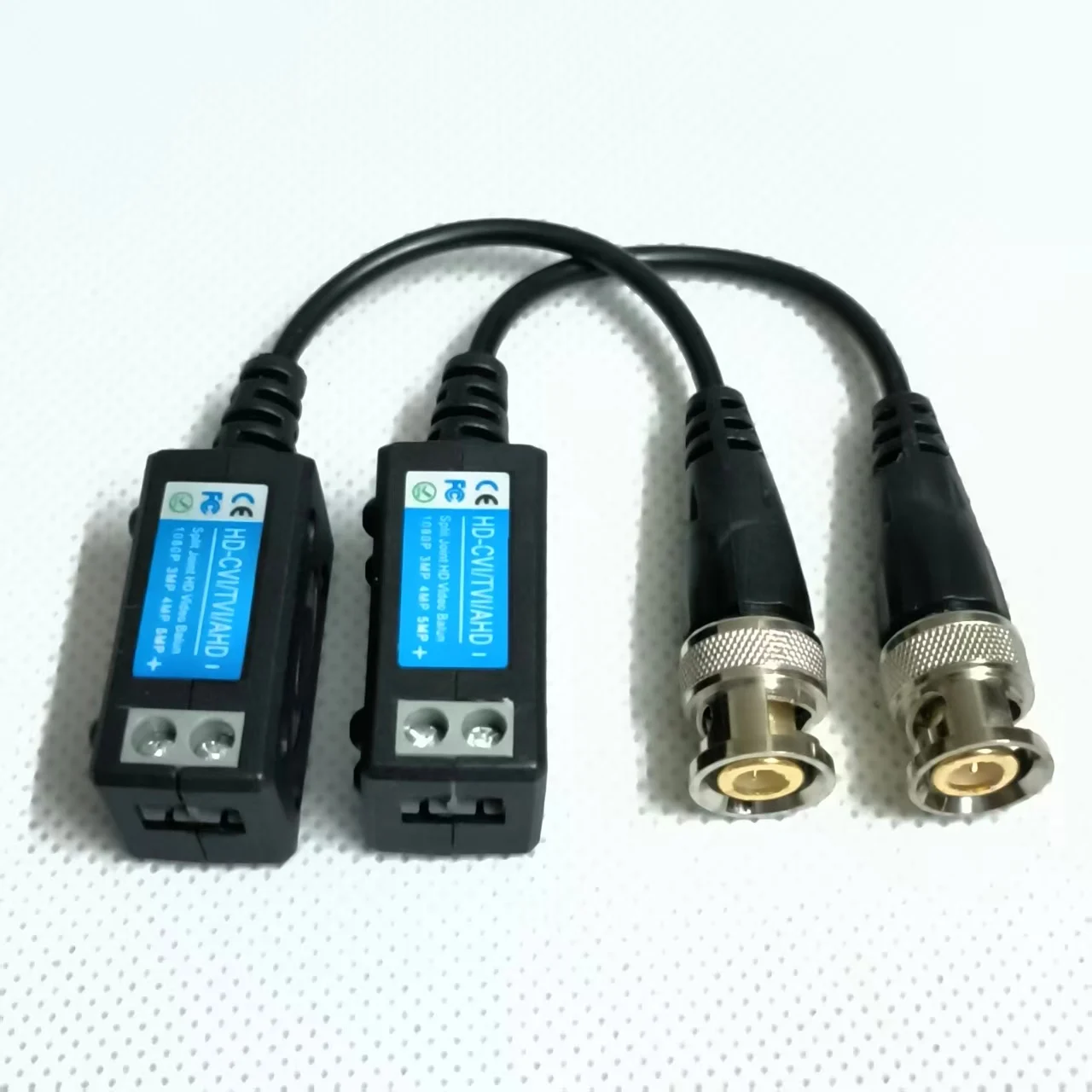 10pairs HD 8MP CVI/AHD/TVI Video Balun Twisted BNC CCTV Passive Transceivers UTP Cat5 for CAMERA