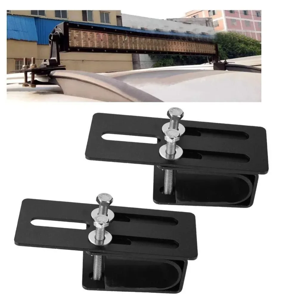 JOYINLED LED-Lichtleisten-Halterung Rutschfeste Lichtclip-Montagehalterungen für SUV, Geländewagen, Fahrzeuge mit Dachgepäckträgern