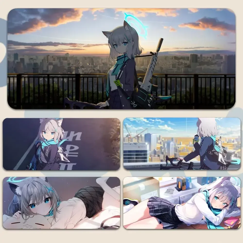 

Shiroko Blue Archive Girl Mousepad Large Gaming Mouse Pad LockEdge Thickened Computer Keyboard Table Desk Mat