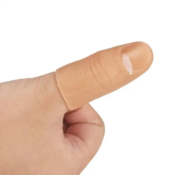 1pc Fake Thumb Tip Soft Plastic Gimmick Props 4 Size Choice Trick Supplies