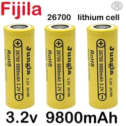 3.2V 26700 9800mAh LiFePO4 Battery 3C Continuous Discharge Maximum 5C High Power  for Electric Car Scooter Energy Storage