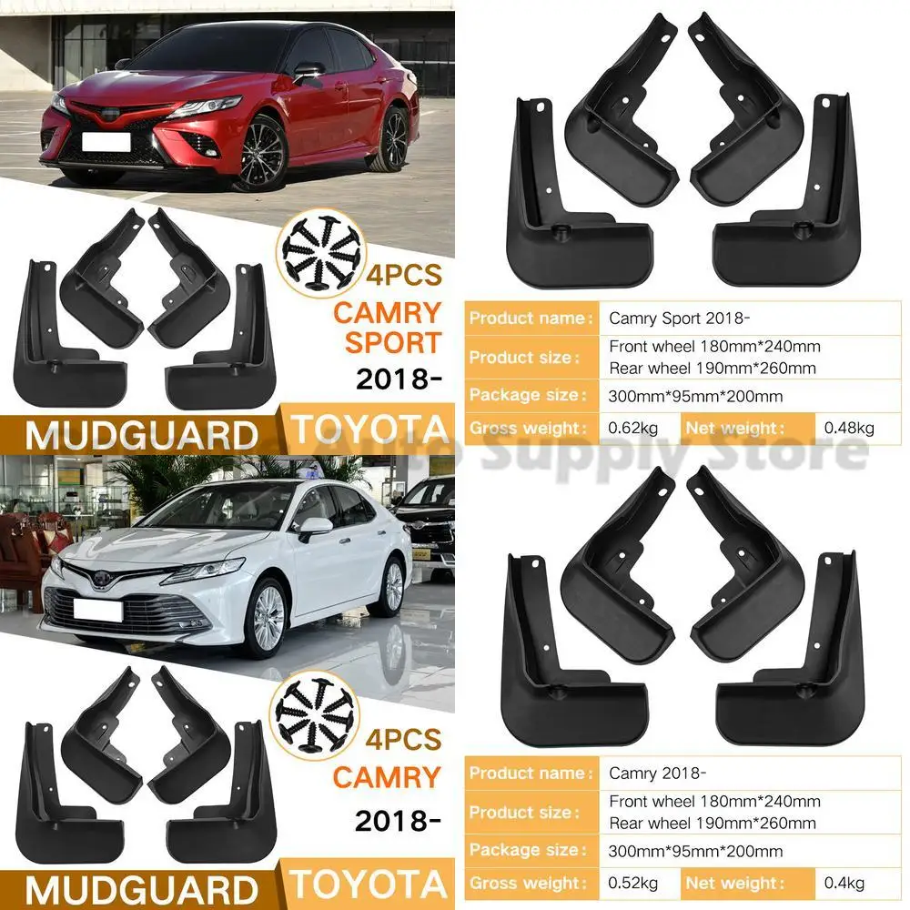 

For Toyota Camry Sport 2018-2023 Mud Flaps Premium Quality Auto Accessories Wholesale Direct from Factory High Performance Durab