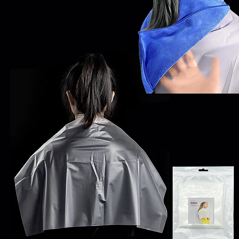 Waterproof Hair Dyeing Cape Beauty Salon Hair Coloring Wai Cloth Hairdresser Hair Dressing Leather Shawl Barber Styling Tools