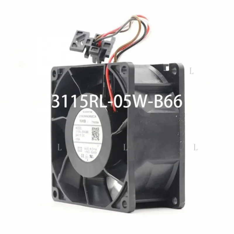 

L Inverter control for NMB Fan ACS880 3115RL-05W-B66 24VDC 0.50A 80*80*38MM radiator