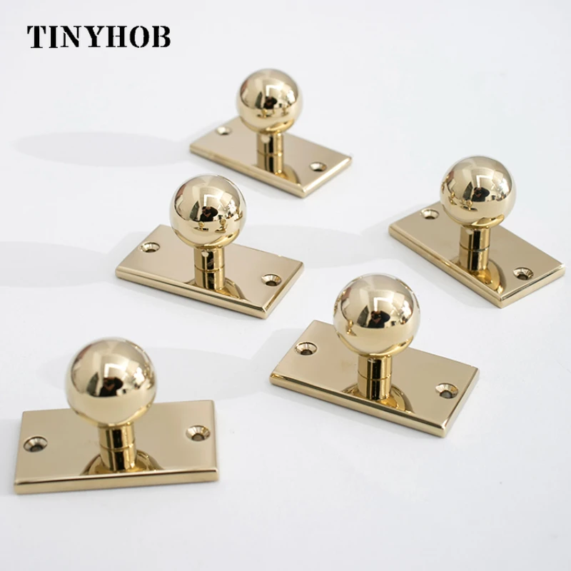 Gold Round Ball Handle Cupboard with Screws Handles for Furniture DropShipping Available/ Shoe Cabinets Surface Mounted Handle