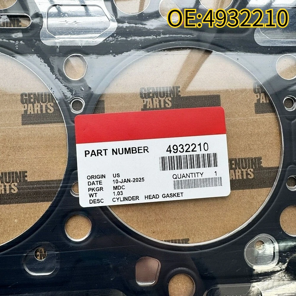 

For 4932210 Cylinder Head Gasket fit For Cummins Engine lSDe QSB 4946619 4932210