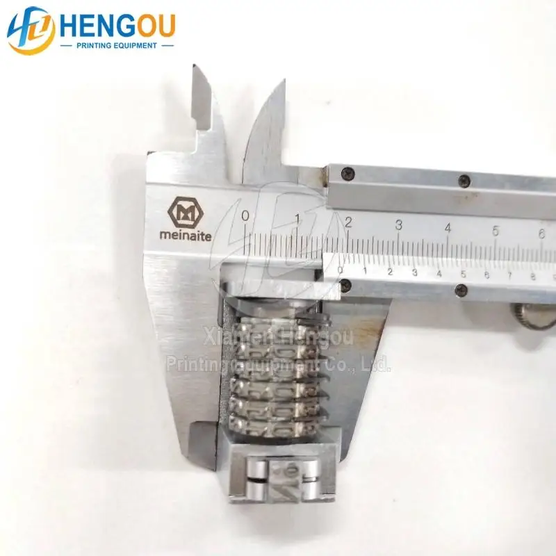 6 Digits 4x8 Forward Full Steel Numbering Machine Roman Font Jump Mode 012345