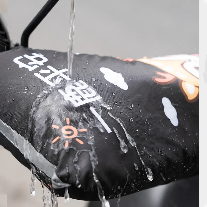 الشتاء دراجة نارية المقود يفشل واقية دراجة نارية سكوتر سميكة الدافئة قبضة مقود إفشل غير نافذ للمطر دفئا الكرتون قفازات #5