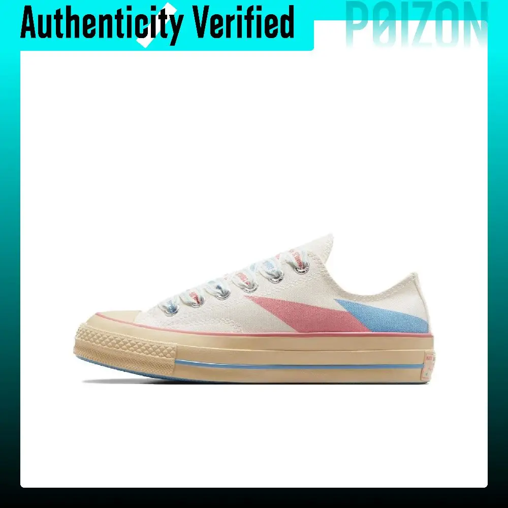 zapatillas-de-lona-converse-chuck-70-plus-modelo-unisex-de-cana-baja-en-color-beige-rojo-y-azul-a07150c