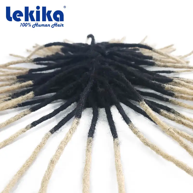 Afro Curly Mono Dreadlock Toupee, Unidade Do Sistema Do Cabelo para Homens Negros, 100% Prótese De Cabelo Humano, frete Grátis