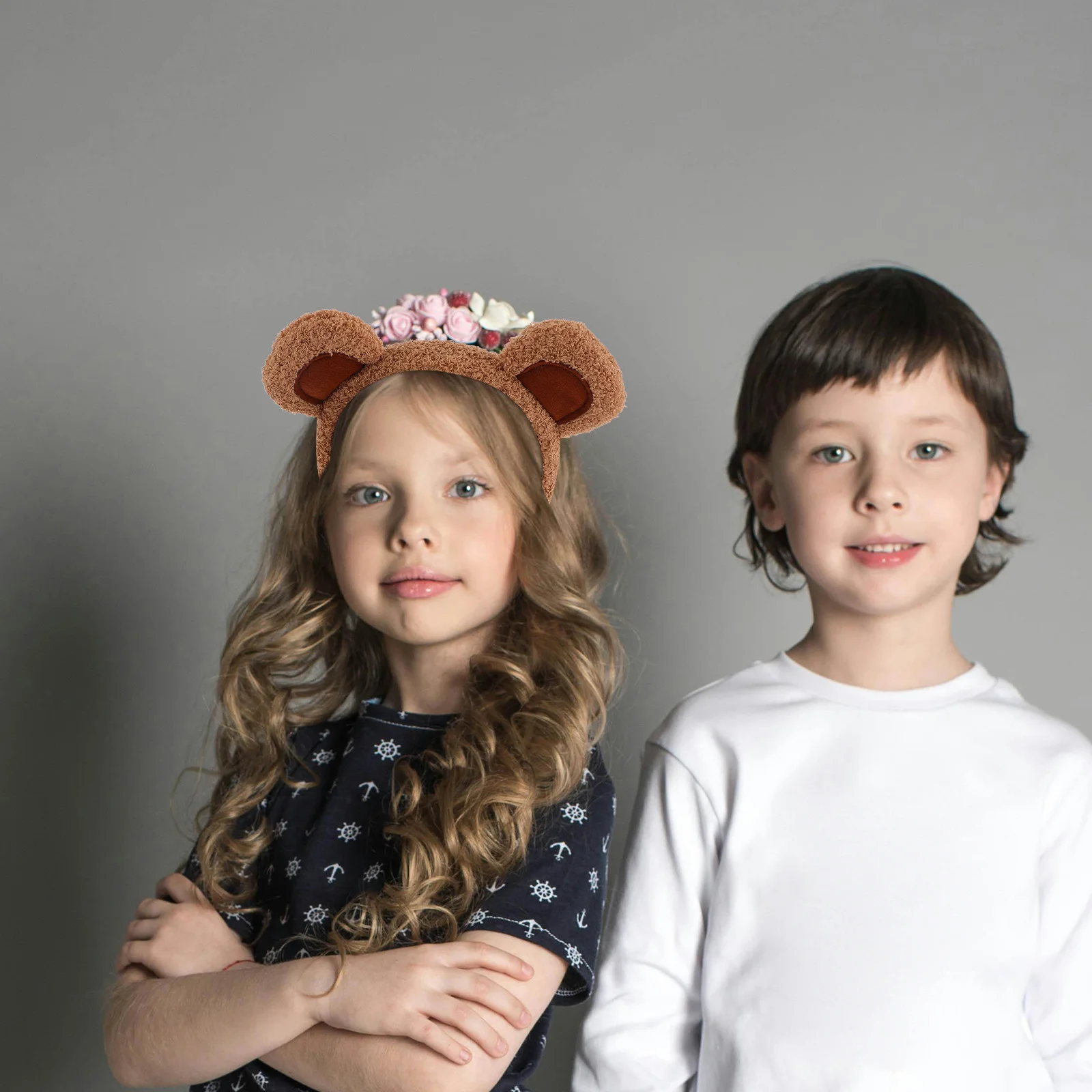 

Bear Ear Headband for Cute Animal Ears Hairband Kindergarten Performance Party Washing Face Decoration Makeup Headband