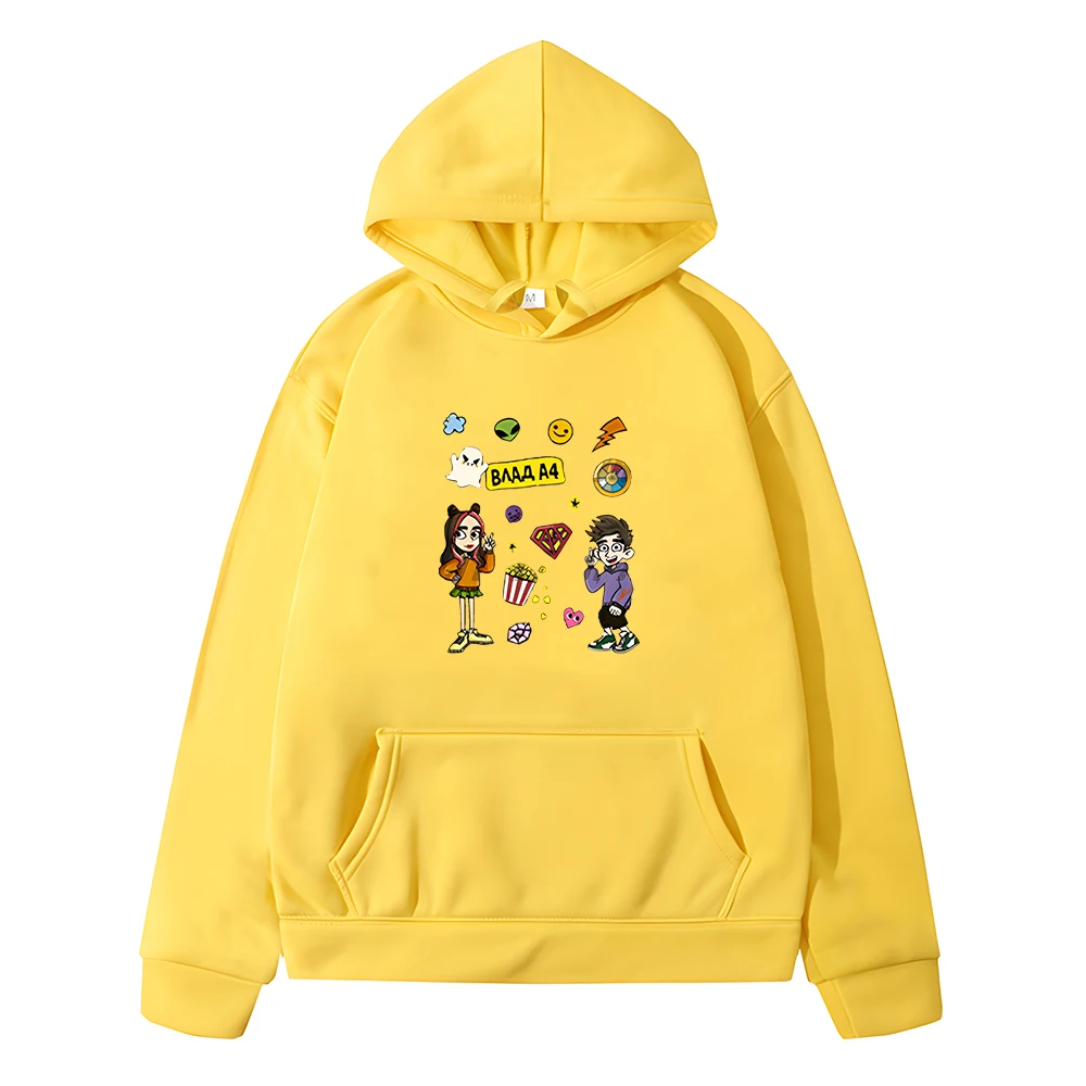 Merch A4 Boy Girl Hoodies Влад a4 Бумага Cotton Autumn Kids Casual Sweatshirts y2k sudadera kids clothes girls baby boy hoodie