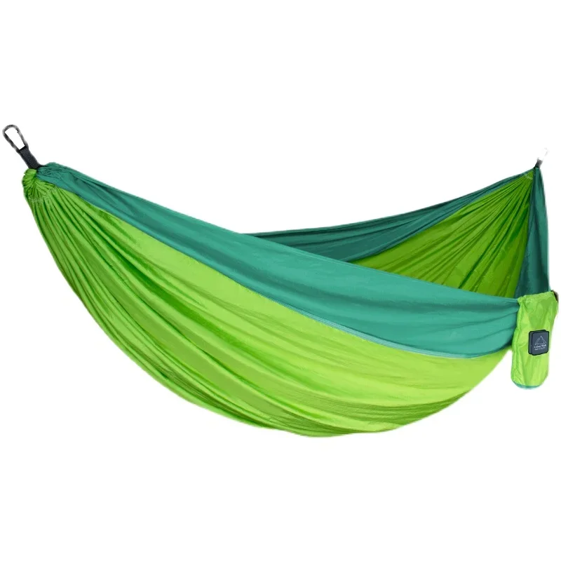 Hammock Outdoor parachute cloth Anti-rollover Wild camping swing Double drop bed