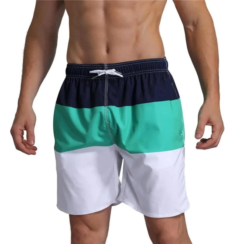 

Mens Sexy Swimming Trunk Shorts Quick Drying Loose Surfing Stripe Pattern Fashion Casual Beach Swimsuit Casual Clothing шорты