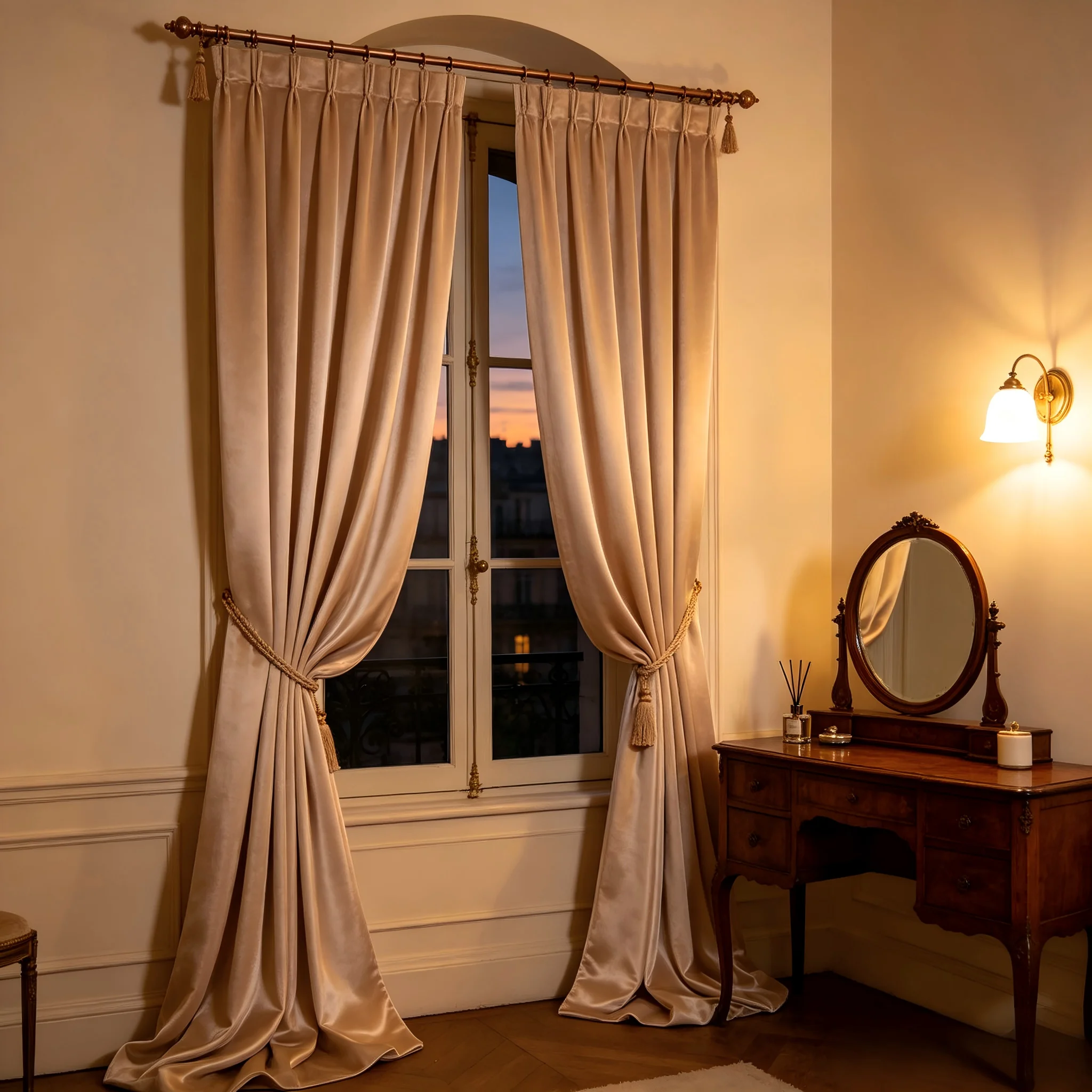 200021  Chunya Textile Solid Color Curtains with Full Light Blocking, Waterproof, and Thermal Insulation
