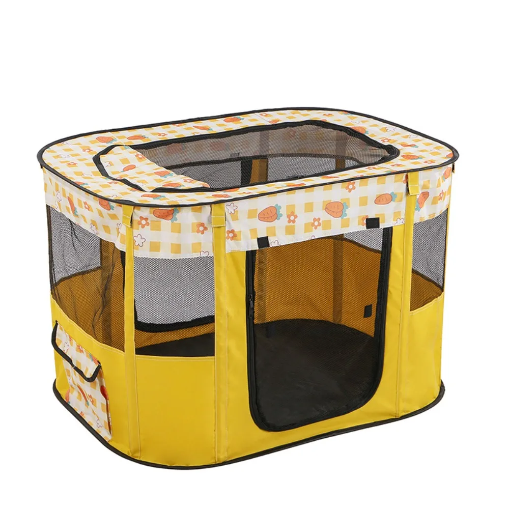 

Rectangular Cat House Delivery Room Foldable Breathable Cat Villa Roller Shutter Door Mosquito Prevention Puppy Nest Puppy