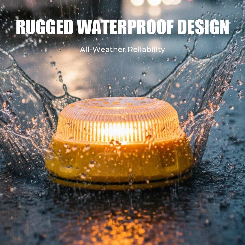 

Аварийный проблесковый маячок V16 для автомобиля, сигнальная лампа SOS, мигающий фонарь для помощи на дороге, магнитный сигнальный фонарь для аварийных ситуаций и работ на дорогах