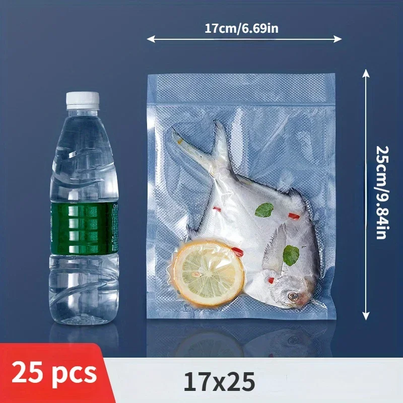 Vacuum Bags For Food 25pcs/Lot Vacuum Packaging Bags For Vacuum Sealer Machine Food Vacuum Packed Sealing Storage Bags