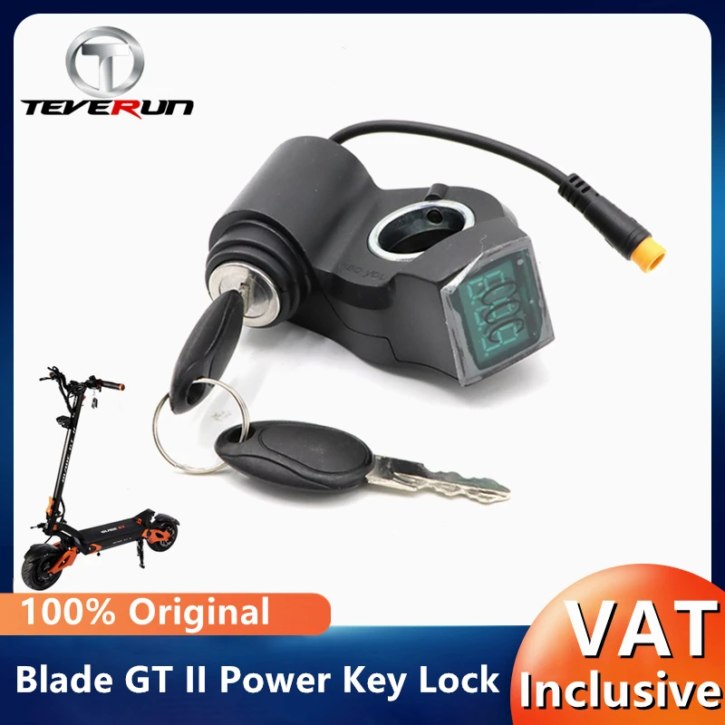 Original Ignition Switch Key Power Lock For Blade GT II Blade 9 /10 Blade X Electric Scooter Digital Display Voltmeter With Lock