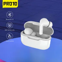 PRO10 Original Wireless earphones Dual In Ear headphones Ultra Long Standby Running Bass Sport earburd music headset with Mic