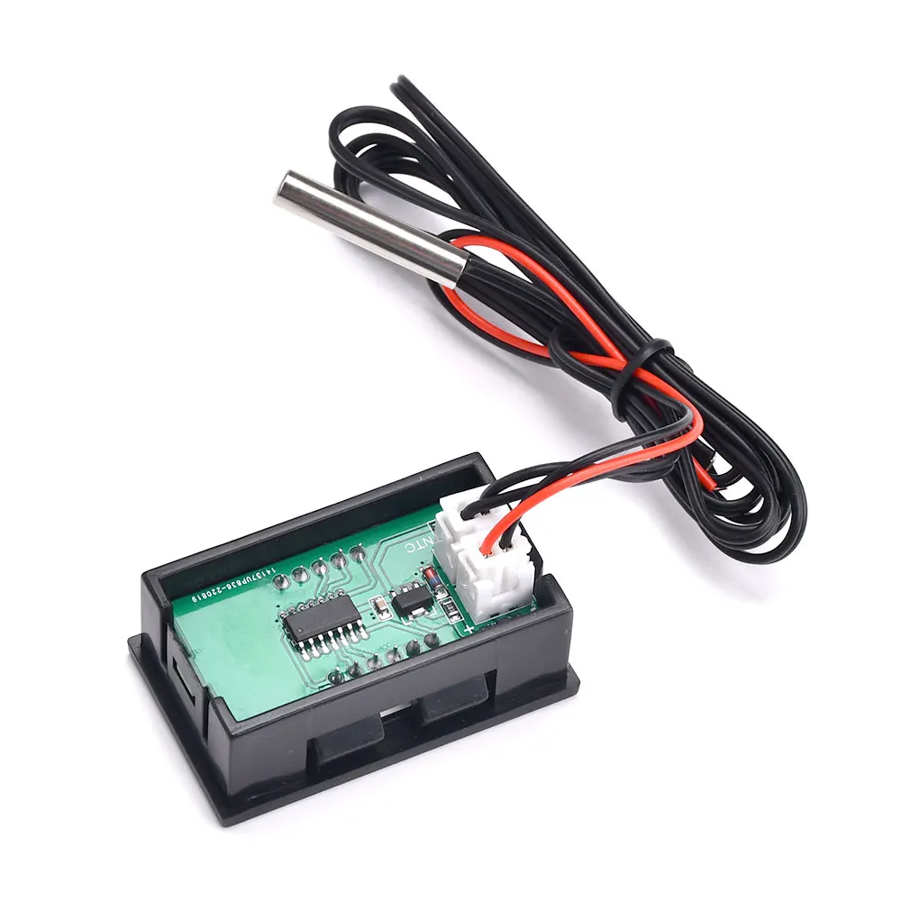 DC4~30V Mini Digital LED Thermometer for Car Temperature Monitor Panel Meter Measuring Range -50-120C with Temperature Probe