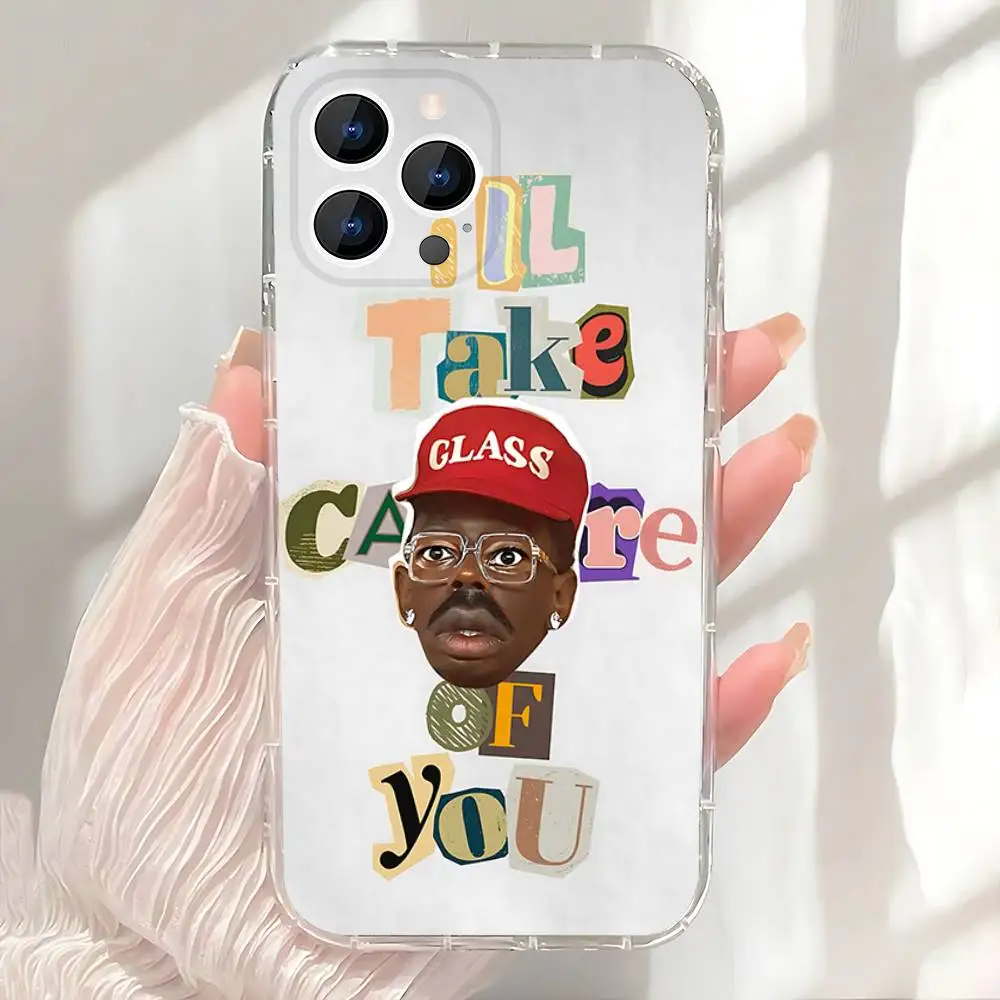 Não toque no vidro t-tyler capa de telefone para iphone 17,16,15,14,13,12,11 pro, max, plus, x,xs,xr, se4, e mini capa macia transparente