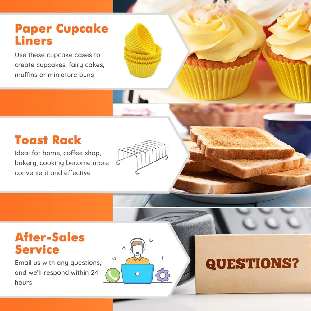 ملحقات مقلاة هوائية مربعة، لـ Instant Vortex Plus، COSORI 6.4L، Tefal XXL 6.2L، Breville ومعظم مقالي الهواء 5.7L GSY