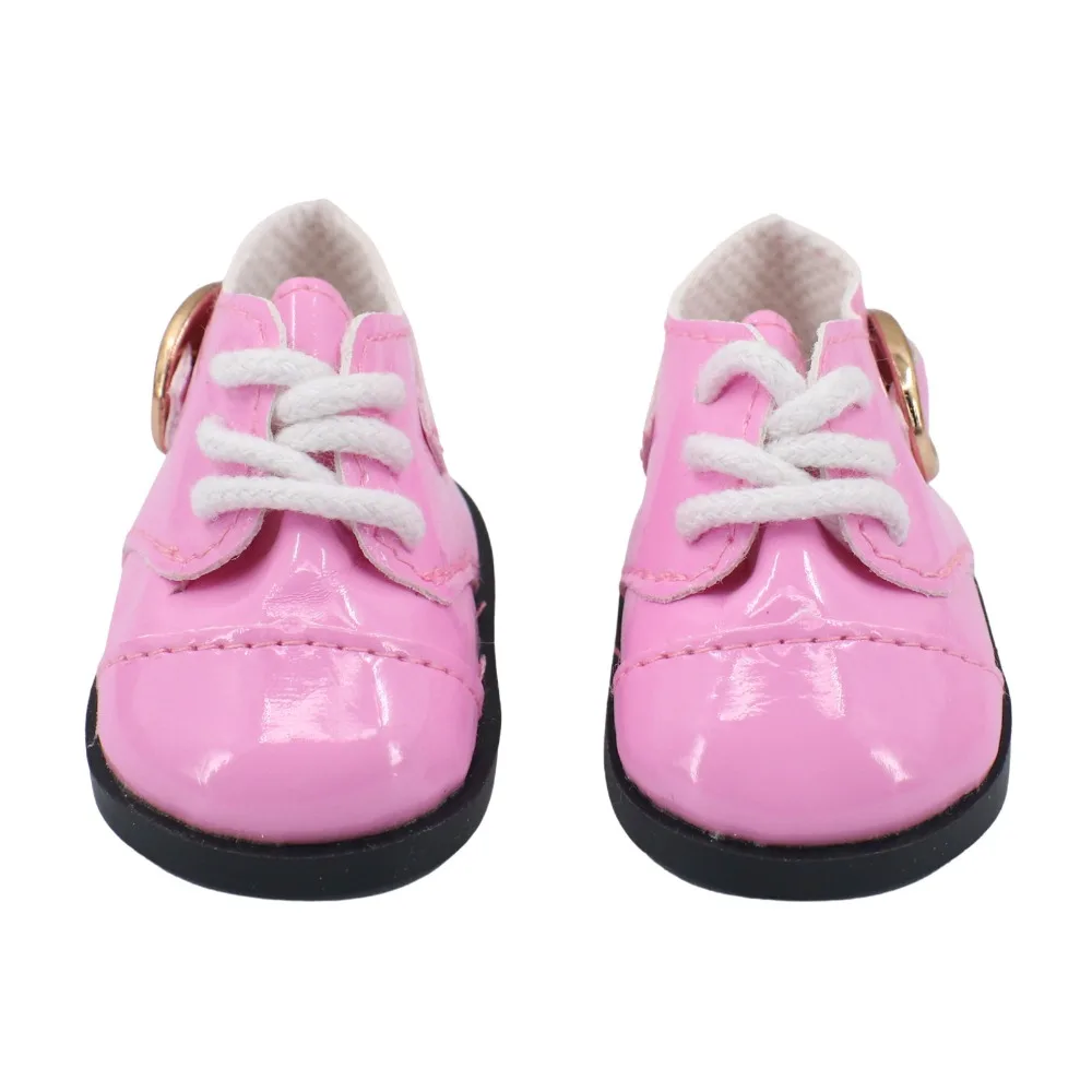 

1 Pair PU Leather 20cm Cotton Doll Shoes Casual Wear Cute Doll PU Leather Shoes Creative Lightweight 20cm Doll Leather Boots