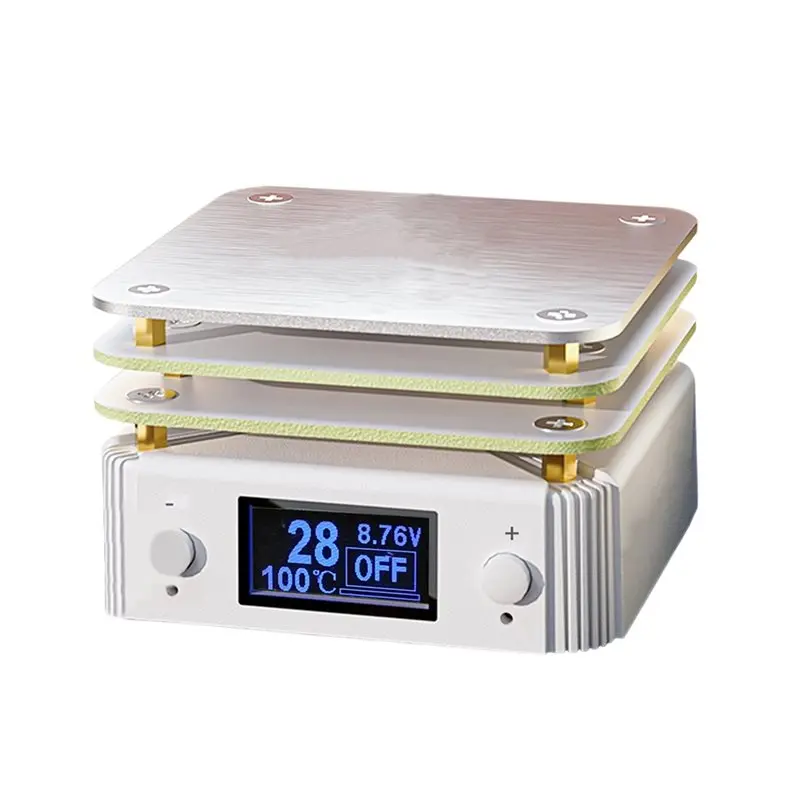 

Мини-нагревательная пластина AUAU Type-C для пайки печатных плат SMD, регулируемая температура, инструмент для предварительного нагрева, ремонтная станция